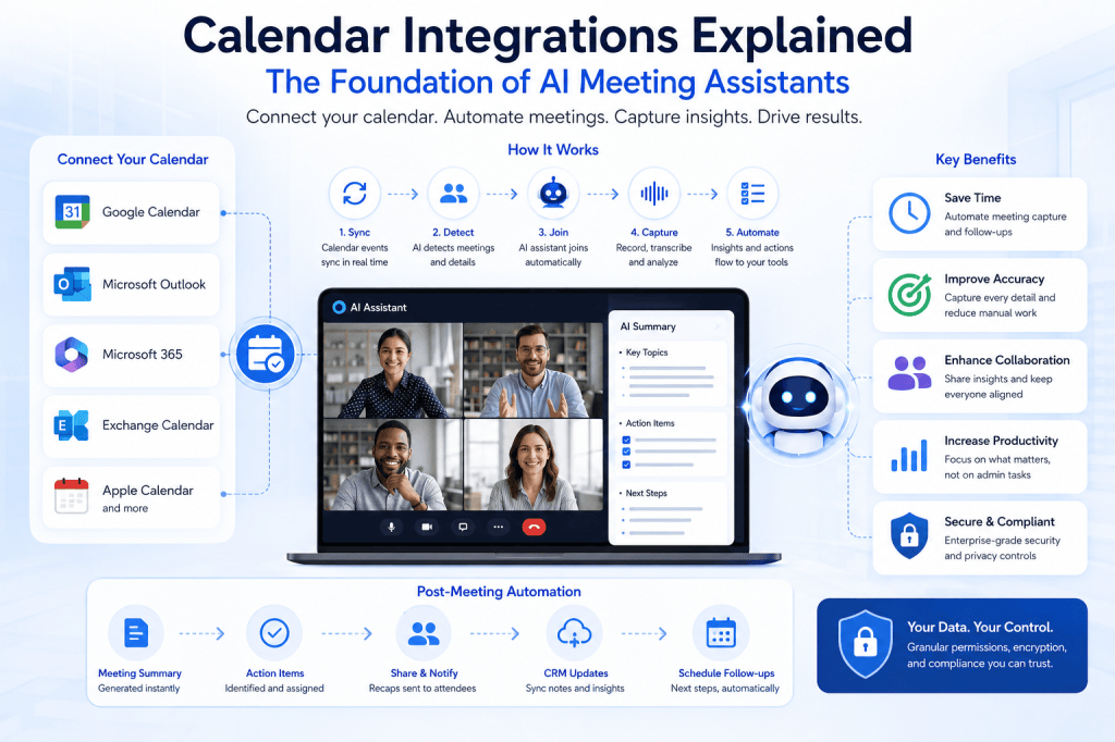 Calendar Integrations Explained: The Foundation of AI Meeting&nbsp;Assistants