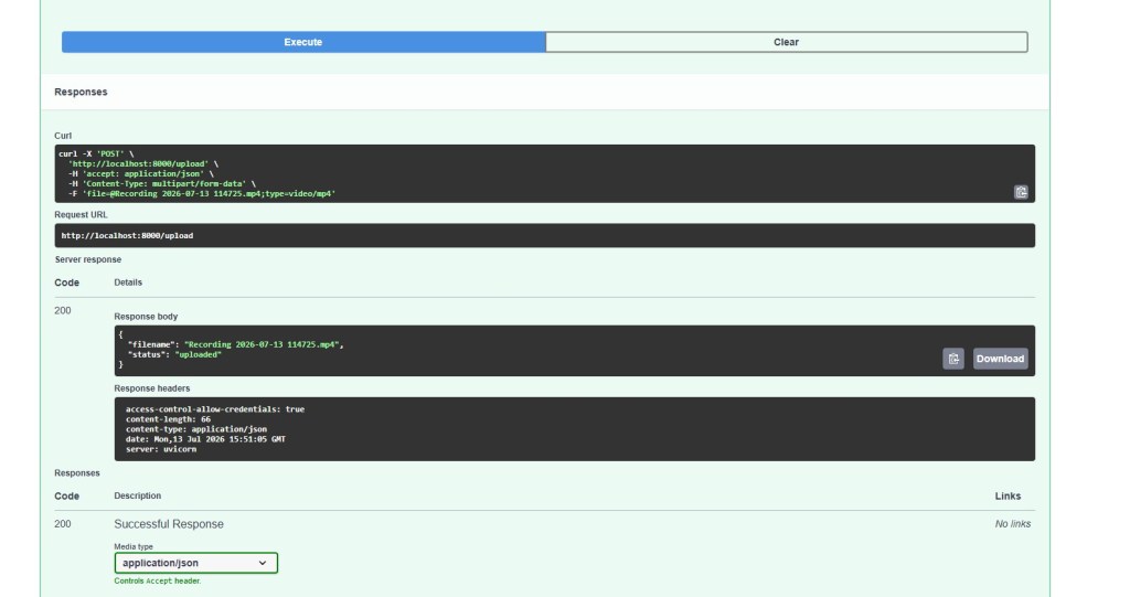 Minimal AI Meeting Assistant Upload Audio File 2