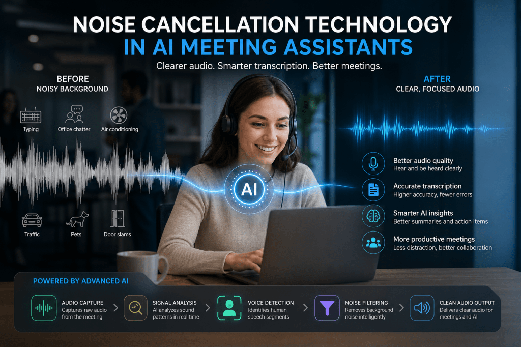 Noise Cancellation Technology in AI Meeting&nbsp;Assistants