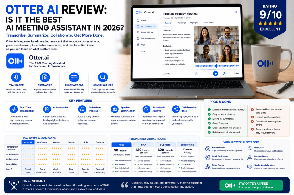 Otter AI Review: Is It the Best AI Meeting Assistant in&nbsp;2026?